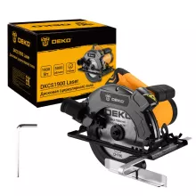 Циркулярная пила DEKO DKCS1900 Laser 1900Вт, 190мм диск, лазерный указатель - 8