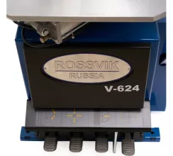 Станок шиномонтажный ROSSVIK V-624IT, автомат, до 24, 380В с взрыв. накачкой. Цвет синий RAL5005 - 5