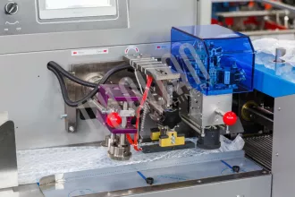 Автоматическая горизонтальная упаковочная машина HUALIAN DXDZ-350XD под ВПП (3 servo, рег. форм., трансп. попереч. запайки) - 2