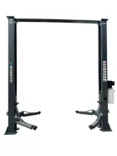 Автоподъемник двухстоечный ROSSVIK V2-4L г/п 4.0т, 220В, электрогидравлический с верхней синхронизацией. Серый RAL7016 - 1
