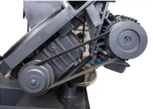 Полуавтоматический ленточнопильный станок METAL MASTER MGH-400E двухколонный - 5