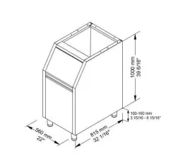 Бункер для льда Brema BIN 110G-TM22 - 2