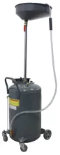 Установка для слива масла/антифриза KraftWell KRW1803.80L с круглой подъемной ванной, мобильная, объем 80 л - 1