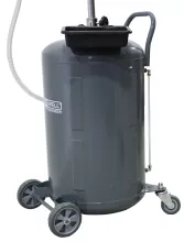 Установка для слива масла/антифриза KraftWell KRW1803.80L с круглой подъемной ванной, мобильная, объем 80 л - 2