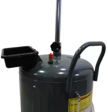 Установка для слива масла/антифриза KraftWell KRW1803.80L с круглой подъемной ванной, мобильная, объем 80 л - 3