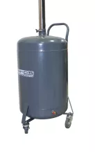 Установка для слива масла/антифриза KraftWell KRW1830.80L с круглой подъемной ванной, мобильная, объем 80 л - 1