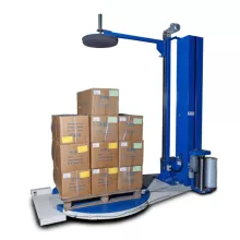 Паллетоупаковщик HUALIAN HL-1650FP с E-платформой NEW (с моторизированной кареткой, с прижимом) - 9