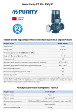 Циркуляционный насос In-Line PURITY PT 50-350/30 (N) - 2