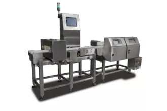 Контрольно-динамические весы HUALIAN IMC-230L-3H (IP65, двойной толкатель, 2 бокса, левая подача) - 1