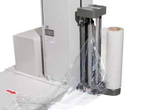 Паллетоупаковщик HUALIAN HL-1500E (Economical) (с механическим натяжением) - 6