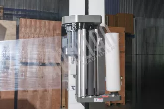 Паллетоупаковщик HUALIAN HL-1500 (Economical) (с моторизированной кареткой, с престрейчем) - 10