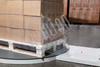Паллетоупаковщик HUALIAN HL-1500 (Economical) (с моторизированной кареткой, с престрейчем) - 12