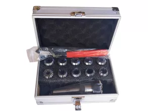 Цанговый патрон Metal Master ER25 MT4 с набором цанг 3-16 мм (10 шт.) - 1