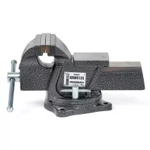 Тиски слесарные KraftWell KRW0125 вращающиеся 125 мм - 2