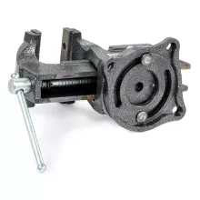 Тиски слесарные KraftWell KRW0125 вращающиеся 125 мм - 3