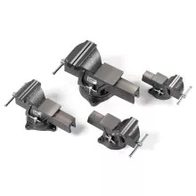 Тиски слесарные KraftWell KRW0125 вращающиеся 125 мм - 5