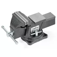 Тиски слесарные KraftWell KRW0100 вращающиеся 100 мм - 1