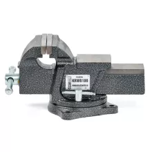 Тиски слесарные KraftWell KRW0100 вращающиеся 100 мм - 2