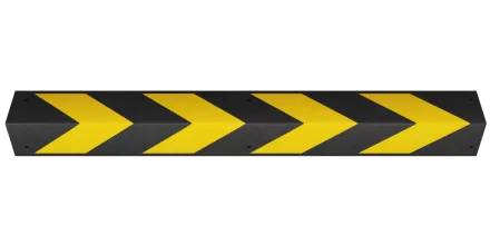 Демпфер угловой резиновый ДУ-8-900 с косыми светоотражателями - 3