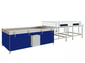 Мембрано-вакуумный пресс Deltamachinery KDM-2500 ОТК с откатным термомодулем - 2