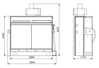 Покрасочная камера с водяной завесой Deltamachinery ODM-2500 - 4
