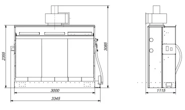 Покрасочная камера с водяной завесой Deltamachinery ODM-3000 - 4