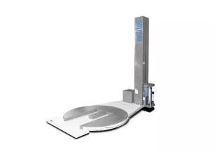 Паллетоупаковщик HUALIAN HL-1650F Economical с E-платформой с моторизированной кареткой с престрейчем - 1