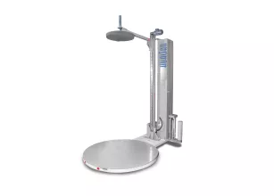 Паллетоупаковщик HUALIAN HL-1650EP Economical с механическим натяжением с прижимом - 1