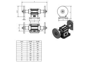 Полировальный станок Optimum OPTIpolish GU 20P (220В) - 4