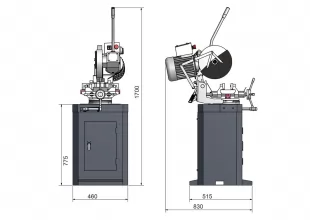 Дисковый отрезной станок Optimum OPTIsaw CS 275 - 4