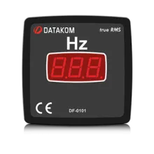 Щитовой измерительный прибор Datakom DF-0101 частотомер, 1-фазный, 96x96 - 1