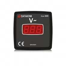 Щитовой измерительный прибор Datakom DV-0101 вольтметр, 1-фазный, 96x96 - 1