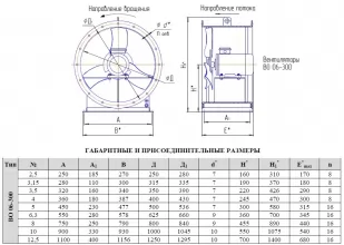 Вентилятор осевой ВО 06-300 №8 (0,75/1000) - 2