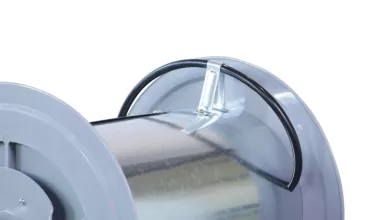 Катушка для вытяжного шланга KraftWell KRW-ER-102 102 мм - 3