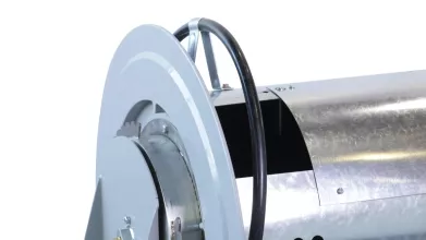 Катушка для вытяжного шланга KraftWell KRW-ER-102 102 мм - 5