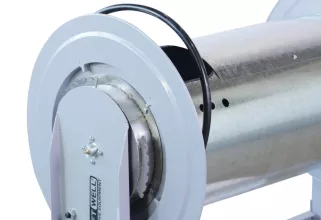 Катушка для вытяжного шланга KraftWell KRW-ER-127 127 мм - 3