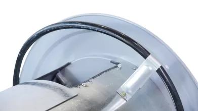 Катушка для вытяжного шланга KraftWell KRW-ER-127 127 мм - 5