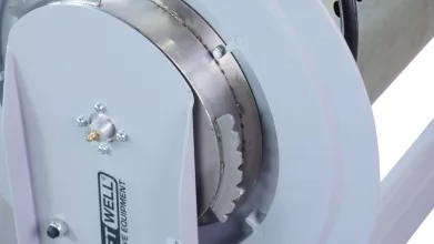 Катушка для вытяжного шланга KraftWell KRW-ER-127 127 мм - 7
