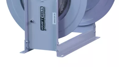 Катушка для вытяжного шланга KraftWell KRW-ER-76 76 мм - 4