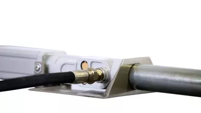Насос для перекачки масла KraftWell KRW1742S настенный, с катушкой - 5
