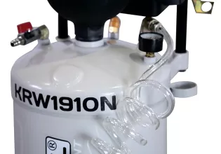 Нагнетатель масла KraftWell KRW1910N мобильный, с пневмоприводом - 3