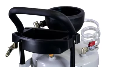 Нагнетатель масла KraftWell KRW1910N мобильный, с пневмоприводом - 8