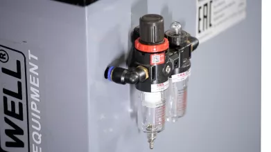 Станок для наклепки накладок на тормозные колодки (пневмо) KraftWell KRW300S - 7