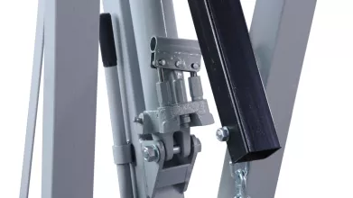 Кран складной KraftWell KRWC1 1000 кг двухтактный - 7