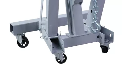Кран складной KraftWell KRWC1 1000 кг двухтактный - 8