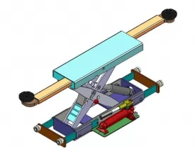Траверса с ручным приводом KraftWell KRWJ2N (г/п 2000 кг) - 3