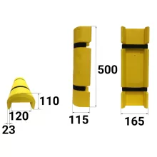 Демпфер для стоек стеллажей ДС-120 - 7