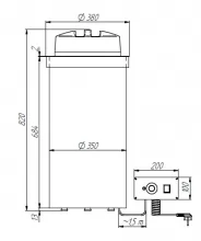 Диспенсер для тарелок Kocateq DM94976/2 - 2