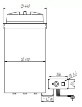 Диспенсер для тарелок Kocateq DM94976/3 - 2