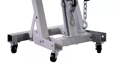 Кран складной KraftWell KRWC2 2000 кг двухтактный - 6